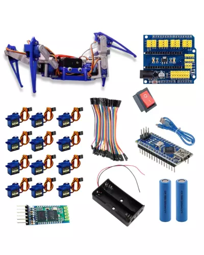 Örümcek Robot Tam Mekanik - Elektronik Set Demonte - 1