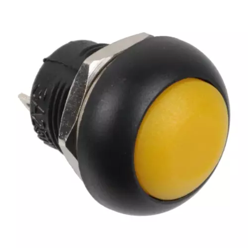 PBS-33B Push Buton Oval - Sarı - Mantar Buton - 1