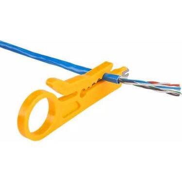 PTFE Teflon Boru Kesici ve Kablo Soyucu - Sarı - 1