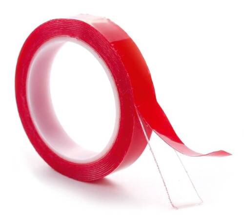 Şeffaf Çift Taraflı Silikon Bant 18x2 - 1