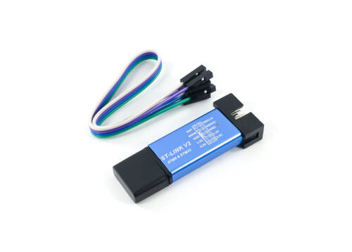 ST-Link V2 STM8-STM32 Mini Programlayıcı - Metal Kasa - 1