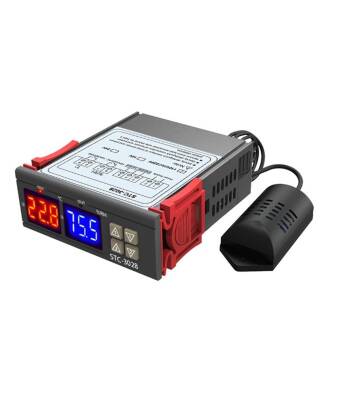 STC-3028 Dijital Sıcaklık Nem Ölçer Termostat AC110-220V 10A - Maker Fabrika