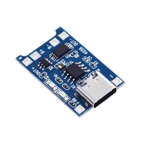 TP4056 Lityum Pil Şarj Modülü - 5V/1A - Type C - 1