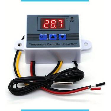 XH-W3002 Zaman Ayarlı Dijital Termostat - 220VAC - 1500W - 1
